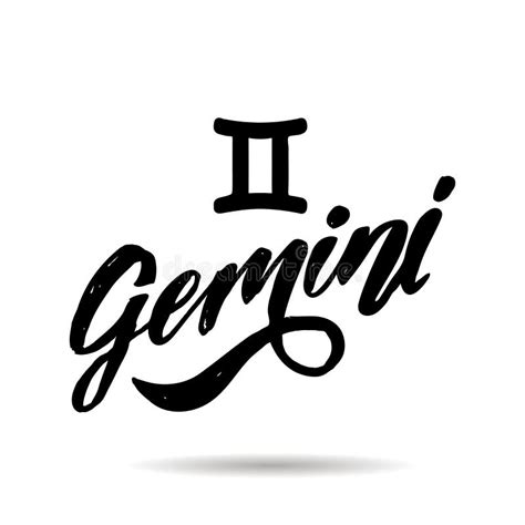 Gemini sign letters - imageslery