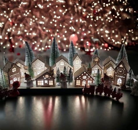 Christmas Village Houses