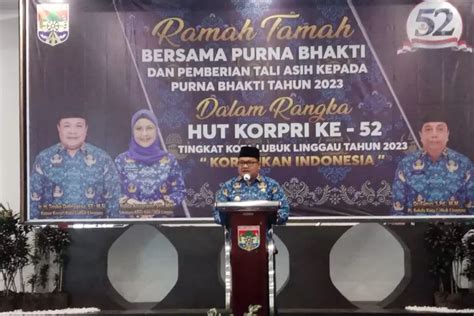 Pemerintah Kota Lubuklinggau Berikan Tali Asih Pada Pensiunan Korpri