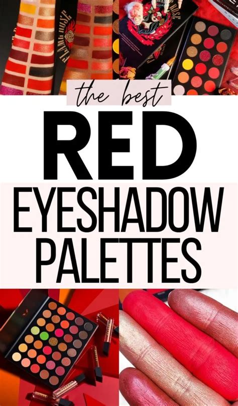 The Most Pigmented Red Eyeshadow Palettes For A Flamboyant Look