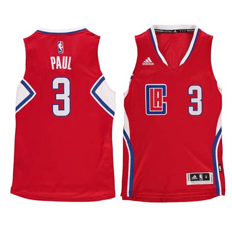 Chris Paul La Clippers Youth Swingman Basketball Jersey Red