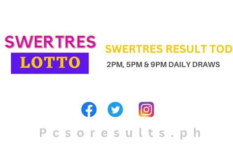 Swertres Result Today Saturday September Pcso Results