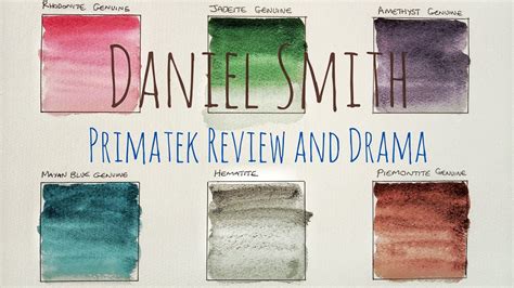 Daniel Smith Primatek Watercolor Review And Drama Youtube