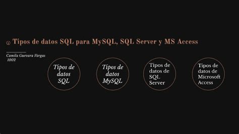 Tipos De Datos Sql Para Mysql Sql Server Y Ms Access By Camila Guevara On Prezi