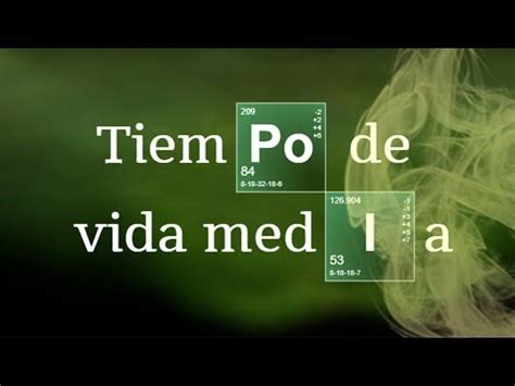 Tiempo de vida media de un isótopo Cinética Cinética química