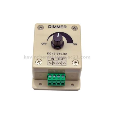 Knob Dimmer Dc V Voltage Rotary Strip Led Controller Knob Light Dimmer