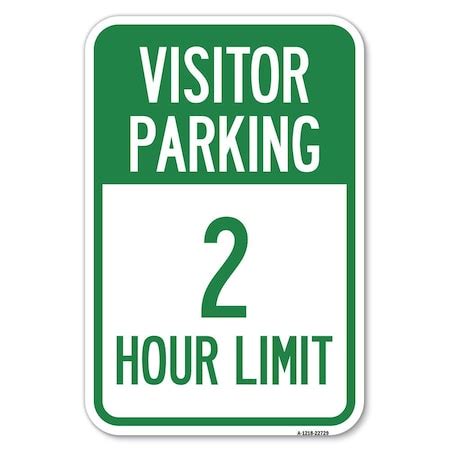 Signmission Visitor Parking Sign Visitor Parking H Heavy Gauge