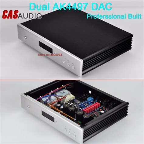 Deluxe Dual AK4497 AK4497EQ AK4118 32bit 384K DSD DAC W Remote Control