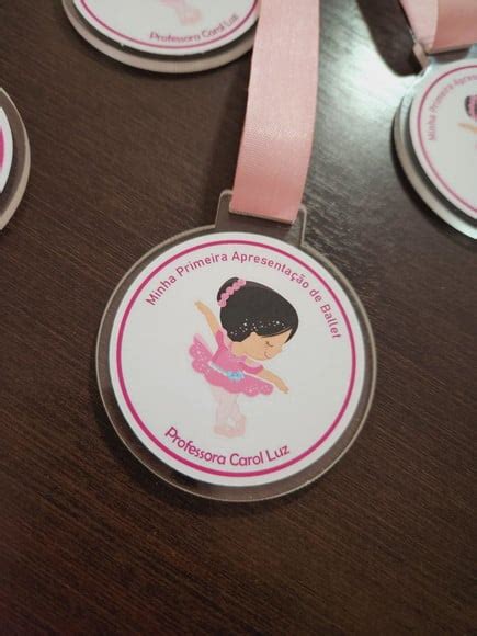 Medalhas De Acr Lico Personalizadas Unidades Elo