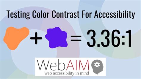 How To Test Color Contrast For Accessibility With WebAIM YouTube