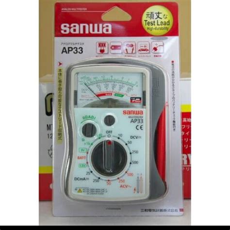 Jual Sanwa Ap33 Pocket Analog Multimeter Multitester Avometer Original 100 Jakarta Barat