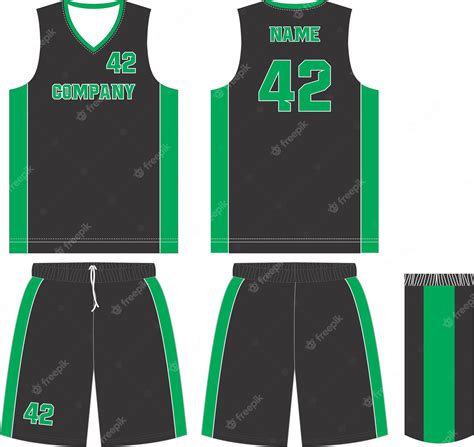 Premium Vector Basketball Uniform Shorts Template For Basketball Club