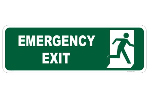 Emergency Exit Sign / Emergency Exit Sign Hd Stock Images Shutterstock ...