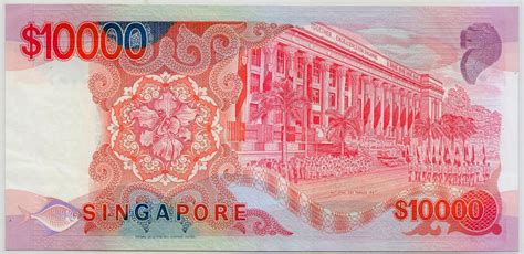 Singapore 10000 Dollar Note Ship Series World Banknotes And Coins Pictures Old Money Foreign