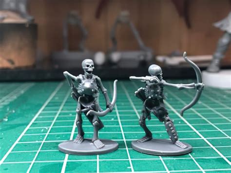 North Star Preview First 28mm Oathmark Skeleton Test Miniatures