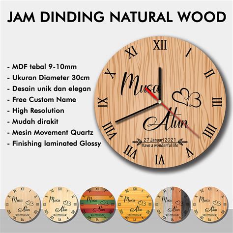 Jual Jam Dinding Unik Jam Dinding Minimalis Jam Dinding Pernikahan