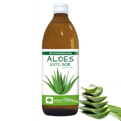 ALOES Sok z ALOESU 500 ml 100 BEZ KONSERWANTÓW ERLI pl