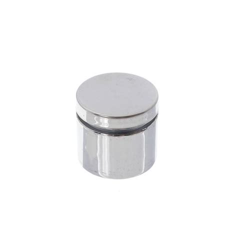 Prolongador de inox polido 40x25mm 4 unidades AGS Fixação e