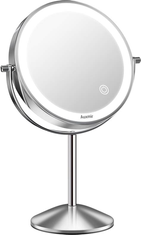 Auxmir Miroir Grossissant Lumineux Maquillage Miroir Maquillage