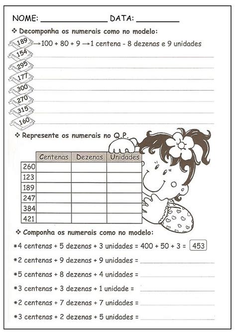 Compor E Decompor Numeros - ATIVIDADES DE COMPOR E DECOMPOR NÚMEROS | Decomposição de números ...