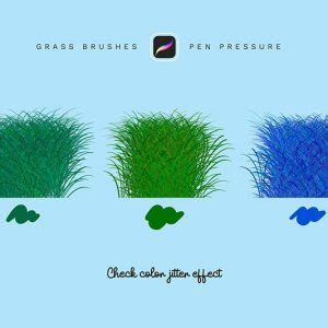 12 Procreate Grass Brushes Free download - Procreate brushes