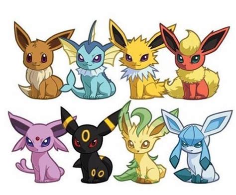 Evoluciones De Eevee Pok Mon En Espa Ol Amino