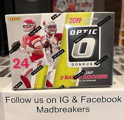 2019 Panini Donruss Optic Football Factory Sealed Blaster Box EBay