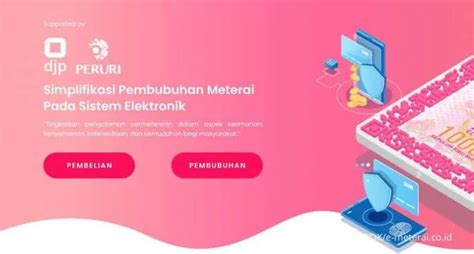 Cara Beli Materai Online Dan Cara Bayar E Meterai Untuk Dokumen Penting