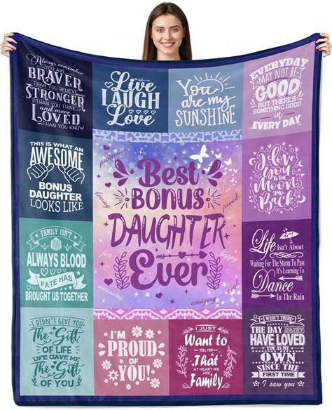 Niaxayer Bonus Daughter Ts Blanket From Bonus Mom Dad