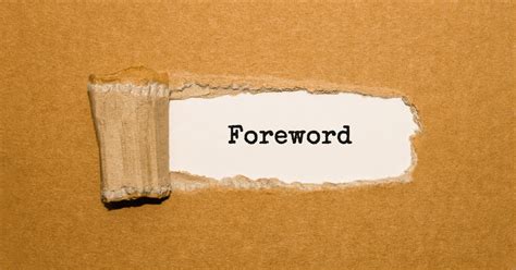 write  foreword   book  simple steps