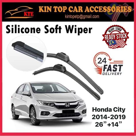 Ready StockHonda City Wiper Honda City 2014 2019 HIGH QUALITY Soft