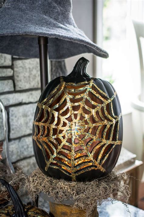 Gilded Decorative Pumpkins A Simple 5 Minute Craft The Navage Patch