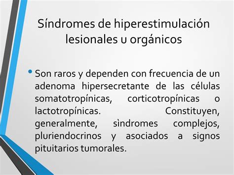 Ppt Sindromes De Hiperfuncion E Hipofuncion Hipotalamo Hipofisiaria