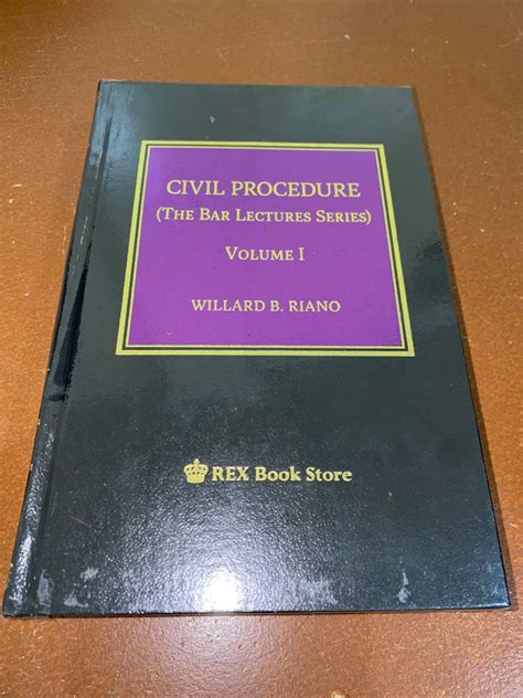 Civil Procedure Vol 1 2019 By Williard Riano Hobbies Toys Books