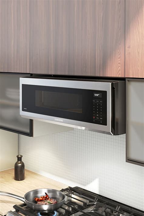 Samsung Smart SLIM Over-the-Range Microwave With 400 CFM Hood ...