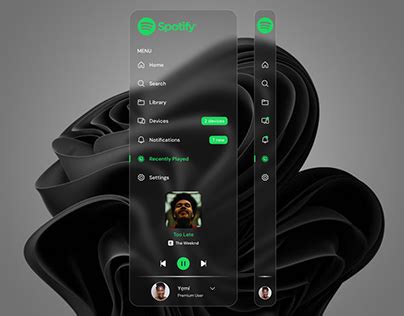 spotify ui design projects   logos illustrations