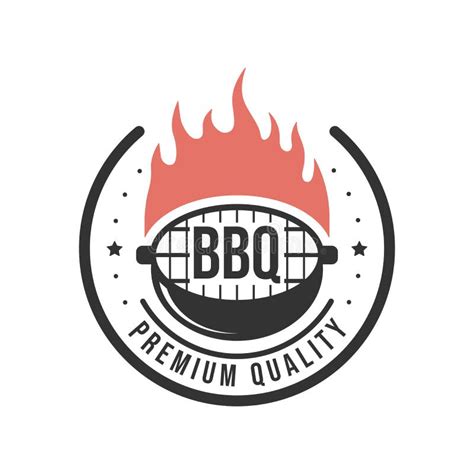 Barbecue And Grill Label BBQ Emblem And Badge Design Restaurant Menu