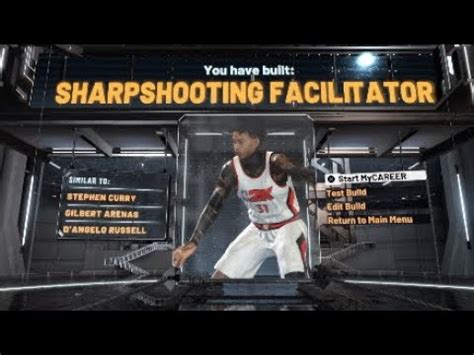 BEST SHARPSHOOTING FACILITATOR BUILD NBA 2K20 YouTube