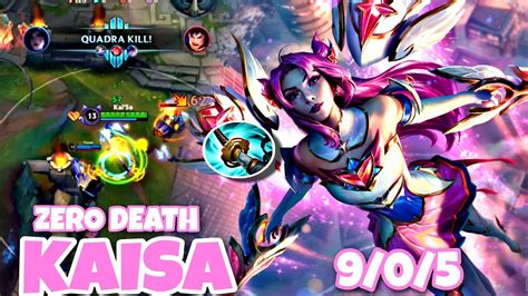 Kaisa Vs Tristana And Got A Quadra Kill Without Dying How 😱😱