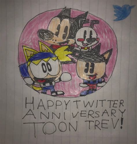 Happy 1 Year Twitter Anniversary Toon Trev By Toontrev On Deviantart