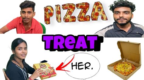 Pizza Treat From Her 🍕😄 Pizza Bite Youtube