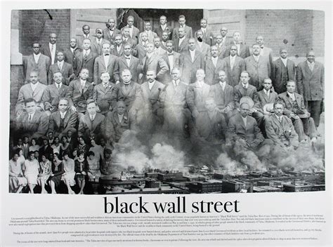 777 Tri Seven Entertainment Black Wall Street Poster 24x18