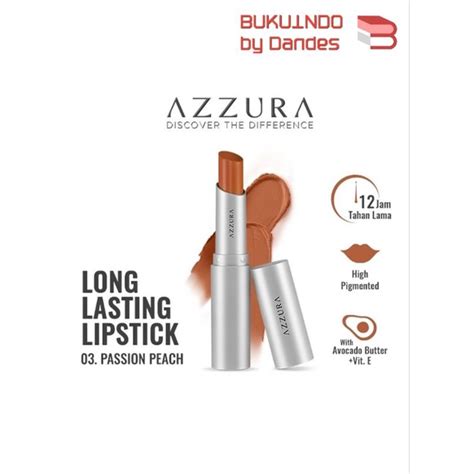 Jual Azzura Long Lasting Lipstick 3gr Shopee Indonesia