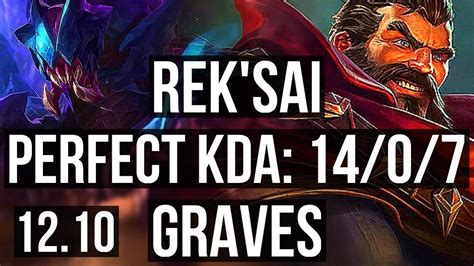 Reksai Vs Graves Jng 1407 Legendary 14m Mastery 300 Games