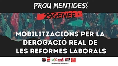 revista ALHORA Mobilització per la derogació de la reforma laboral