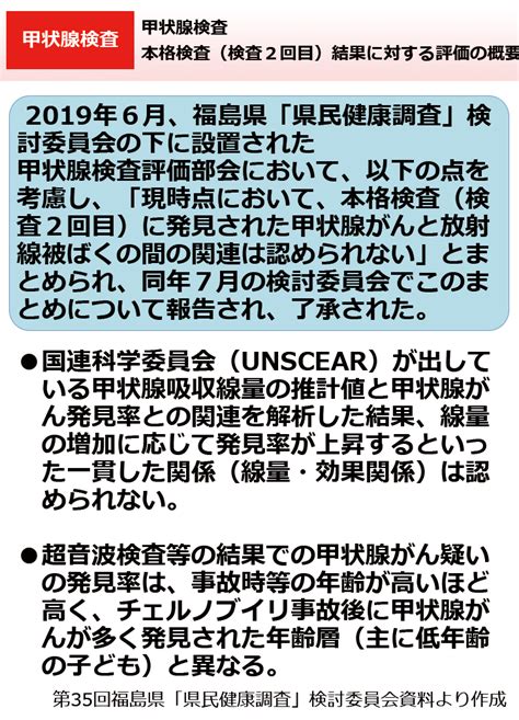 環境省甲状腺検査 本格検査（検査2回目）結果に対する評価の概要