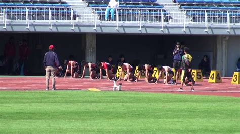 2013年 茨城県陸上 県高校陸上 新人戦 男子100m決勝 20130927 Youtube