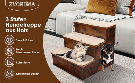 Znm Stufen Hundetreppe Aus Holz Haustiertreppe F R Sofa Und Bett