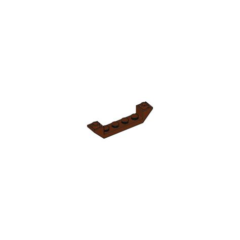 LEGO Reddish Brown Slope 1 X 6 45 Double Inverted With Open Center