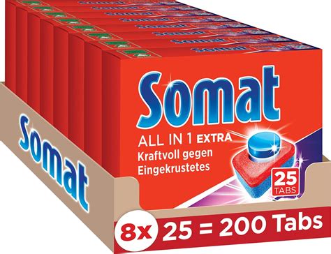 Somat All In Extra Sp Lmaschinen Tabs Tabs Geschirrsp L Tabs